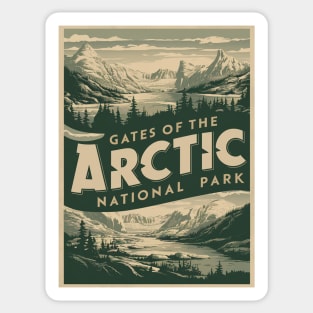 Gates Of The Arctic National Park Vintage Sticker